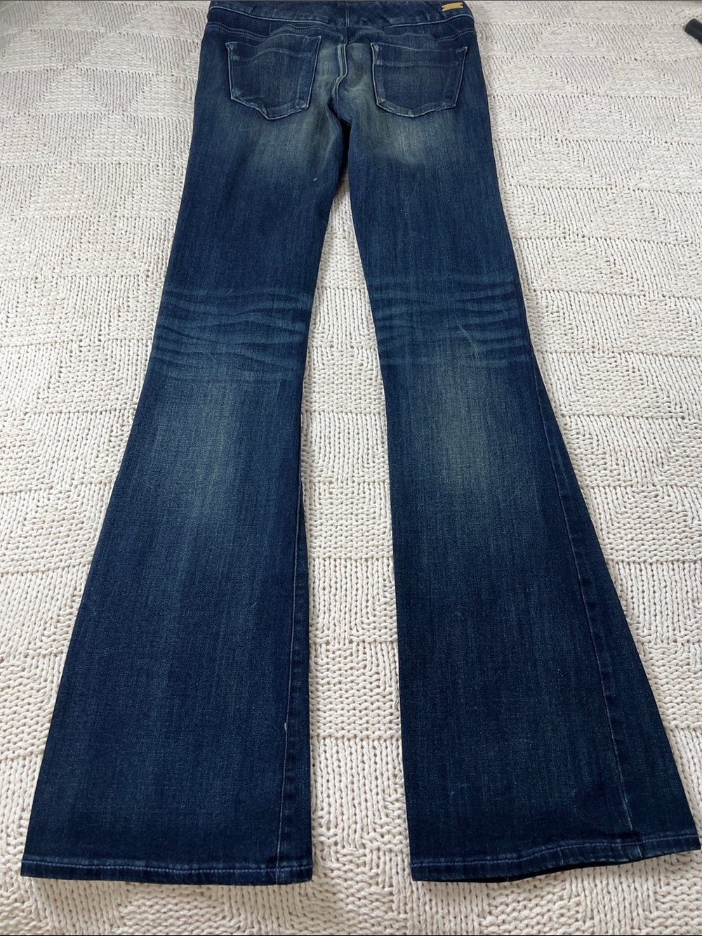 Express Stella Slim Flare Low-rise Regular Fit Jeans Size 0 - Picture 5 of 14